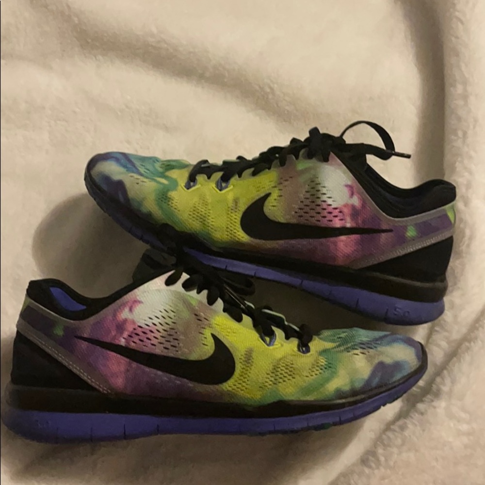 Women’s colorful Nike shoe